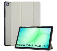 CoBak Coque pour Samsung Galaxy Tab A11+ 2025/A9+ 2023 11",Gris Brume | Étui PU+PC rigide SM-X230/X236B/X210/X215, double angle, découpes ajustées, protection intégrale, veille réveil auto