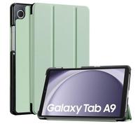 CoBak Coque pour Samsung Galaxy Tab A11 2025/A9 2023 8,7",Vert Sauge | Étui PU+PC rigide SM-X230/X236B/X210/X215, double angle, découpes ajustées, protection intégrale, veille réveil automatique