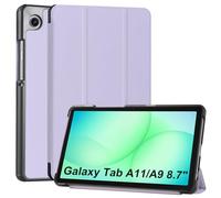 CoBak Coque pour Samsung Galaxy Tab A11 2025/A9 2023 8,7",Violet | Étui PU+PC rigide SM-X230/X236B/X210/X215, double angle, découpes ajustées, protection intégrale, veille réveil automatique