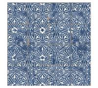 Cobalt Sea NUS6104 Papier peint autocollant Motif carreaux provinciaux