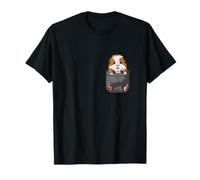 Cobaye Cute Guinea Pig is sitting in a Pocket Cochon d'Inde T-Shirt