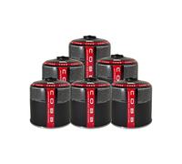 COBB Lot de 6 cartouches de gaz de 500 g avec valve à visser - Cartouche de gaz propane/butane à visser avec filetage pour réchaud de camping et barbecue à gaz - Cartouche de gaz compatible EN417 pour