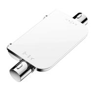 Cobbe Barre de Mélange Thermostatique pour Douche, Commutation de Sortie d'Eau à Double Fonction, Vanne Murale Thermostatique Anti-Brûlure 38℃ (Blanc)