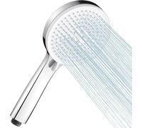 Cobbe Douchette Économiseur d'eau, 5 modes de jet, douchette sans tuyau, douchette de pluie à pression boostée, finition chromée, anti-obstruction, pour salle de bain et usage extérieur