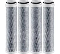 Cobbe Lot de 4 filtres de rechange pour pommeau de douche - Filtre plus de 99% du chlore - Système de filtration à charbon actif 2.0 - Réduit la sécheresse cutanée et les démangeaisons