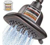 Cobbe Pomme de douche filtrante à 16 étapes, 7 modes de pomme de douche haute pression - Pomme de douche filtrée pour eau dure pour enlever le chlore et les substances nocives ORB