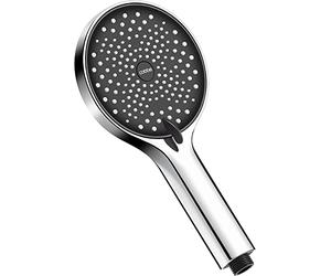 Cobbe Pomme de douche haute pression avec 3 pulvérisations, grand pommeau de douche puissant avec pommeau de douche à main à économie d'eau Chromé