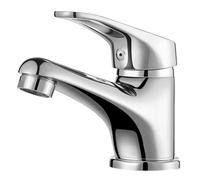 Cobbe Robinet de salle de bain pour salle de bain, robinet de lavabo économiseur d'eau, robinets de lavabo pour eau froide et chaude, chrome