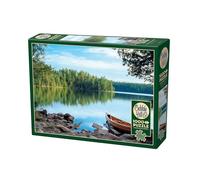 Cobble Hill 3840140 1000 pièces, Adultes et Enfants à partir de 12 Ans, Puzzle de Paysage, lac, Miroir de la Nature, 28.6L x 21B cm