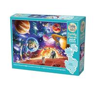 Cobble Hill 3847005 Puzzle de Voyage Spatial, Familial, 350 pièces, avec différentes Tailles de Puzzle, Affiches, Puzzles générations à partir de 9 Ans, planètes