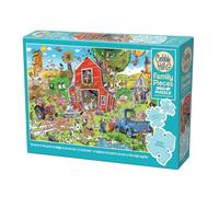 Cobble Hill 3847018 Puzzle Familial de 350 pièces de Puzzle de Tailles différentes avec Poster, Puzzle générationnel à partir de 9 Ans