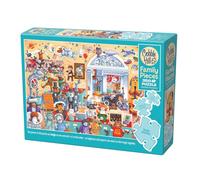 Cobble Hill 3847031 Puzzle Familial pour Chats et Chiens, 350 pièces de Puzzle de Tailles différentes, avec Affiches, Puzzles générations à partir de 9 Ans
