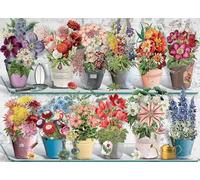 Cobble Hill Puzzle 1000 pièces - Bouquet de nombreux - Poster échantillon inclus