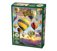 Cobble Hill Puzzle 1000 pièces - Montgolfières - Poster d'échantillon inclus