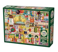 Cobble Hill Puzzle 1000 pièces - Notions de couture - Poster échantillon inclus