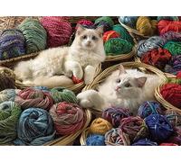 Cobble Hill Puzzle 1000 pièces - Ragdolls - Poster d'échantillon inclus