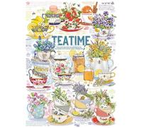 Cobble Hill Puzzle Tea Time – 1000 pièces – Poster échantillon inclus