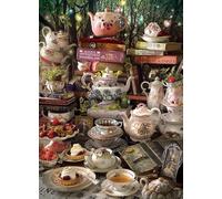 Cobble Hill Puzzle 1000 pièces - We're All Mad Here - Poster d'échantillon inclus