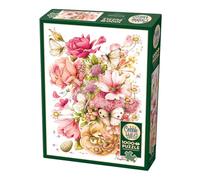 Cobble Hill Puzzle de 1000 pièces - Bouquet de bastin - Échantillons de posters inclus