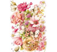Cobble Hill Puzzle de 1000 pièces - Bouquet de bastin - Échantillons de posters inclus