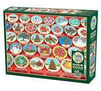 Cobble Hill Puzzle de 1000 pièces - Biscuits boule à neige - échantillon d'affiche inclus