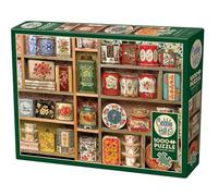 Cobble Hill Puzzle de 1000 pièces - Boîtes vintage - Exemple d'affiche incluse