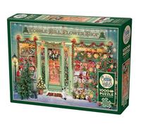 Cobble Hill Puzzle de 1000 pièces - Boutique de Fleurs de Noël - Exemple d'affiche Inclus