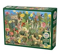 Cobble Hill Puzzle de 1000 pièces - Jardin de cactus - Poster d'échantillon inclus