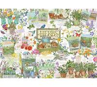 Cobble Hill Puzzle de 1000 pièces - Jardin d'herbes - Poster d'échantillon inclus
