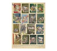 Cobble Hill Puzzle de 1000 pièces - La nature des livres - Exemple d'affiche inclus