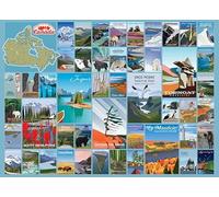 Cobble Hill Puzzle de 1000 pièces - Parcs nationaux et réserves du Canada - Exemple d'affiche incluse