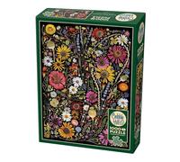 Cobble Hill Puzzle de 1000 pièces - Presse à fleurs : Bonheur - Poster d'échantillon inclus