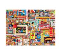 Cobble Hill Puzzle de 1000 pièces - Retour à l'école - Exemple d'affiche Inclus