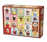 Cobble Hill Puzzle de 275 pièces facile à manipuler - Cupcake Cafe - Exemple d'affiche inclus