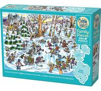 COBBLE HILL Puzzle familial Hockey City 350 pièces