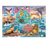 COBBLE HILL Puzzle familial Ocean Magic 350 pièces