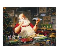 COBBLE HILL Puzzle Santa peinture voitures 1000 pièces