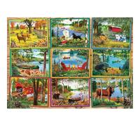 COBBLE HILL Puzzle Vues du lac 1000 pièces