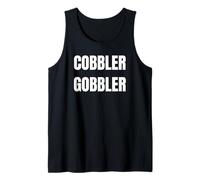 Cobbler Gobbler Funny Thanksgiving Dessert Lover Design Débardeur
