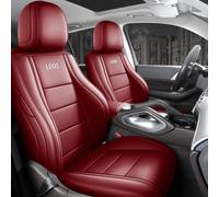 Cobear Housses De Siège Auto pour Nissan Rogue 2021-2026 Niveaux de Finition Platinum/S/SL/SV, Ajustement Parfait, Imperméable Et Antitache, Compatible Airbags Latéraux, Tous Saisons, Rouge Foncé