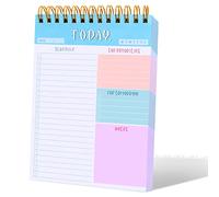 cobee Bloc notes de liste de tâches quotidiennes, 200 g/m² épais pour faire un planificateur quotidien bloc notes à faire un carnet de contrôle de liste de tâches non datée organiseur 50 feuilles