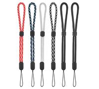 COBEE Lot de 6 dragonnes réglables en nylon pour téléphone portable, camara, clés, clé USB, portefeuille, étiquette d'identité, lecteur MP3, MP4, GoPro