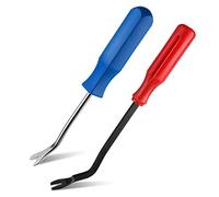 cobee Outil pour enlever les agrafes de tapisserie d'ameublement, Agrafe Lifter Décapant à usage intensif Outil de suppression d'extracteur d'ongles Outil de suppression des clous de tapisserie(2pcs)