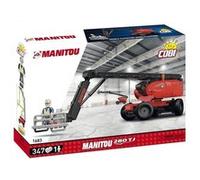 BlueBrixx - Jeu de construction Manitou 280 TJ Collection Youngtimer - 347 pièces - Rouge