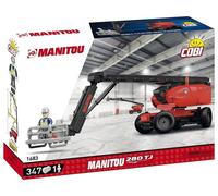 BlueBrixx - Jeu de construction Manitou 280 TJ Collection Youngtimer - 347 pièces - Rouge