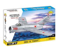COBI 2416 Historical Collection Guerre de Corée MiG-15 Fagot 1/32 504 Pièces