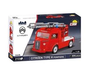 Cobi 24628 - Citroën Type H Pompiers - Jeu de Construction Rouge