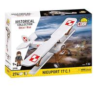 Cobi 2998 Nieuport 17 C.1 - Avion - Jeu De Construction - Blanc-Cobi Multicolore