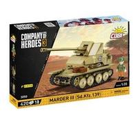 Cobi Jeu de construction Blindé Marder III (Sd.Kfz 139) 3050 – Échelle 1:35 – Blanc