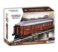 Cobi 6289 - Locomotive Compiegne Wagon (22 juin 1940) - Jeu de Construction Marron G
